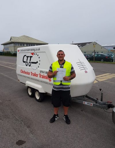 B+E Test Pass Shane